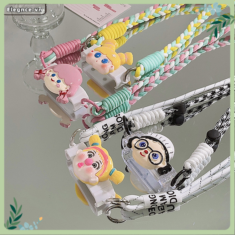 【Elevn】Dây đeo điện thoại hoạt hình thời trang dệt chéo Có thể đeo chéo dây đeo vai | BigBuy360 - bigbuy360.vn