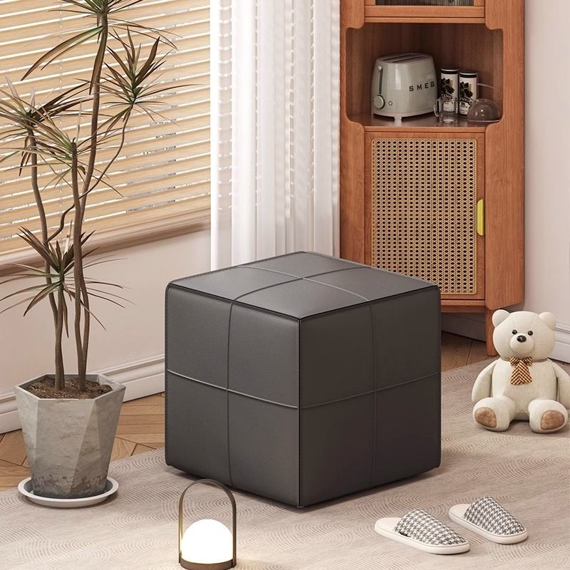Ghế Hình Khối Rubik Sang Trọng Nhẹ, Ghế Đẩu Thấp Trang Trí Phòng,Băng ghế kết hợp, Ghế Đẩu Thay Giày
