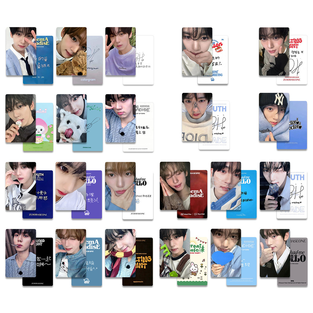 3-9 Chiếc ZB1 YUJIN Cinema Paradise Our BLUE Bakery Lomo Cards ZEROBASEONE Photocard Ricky Han-bin M