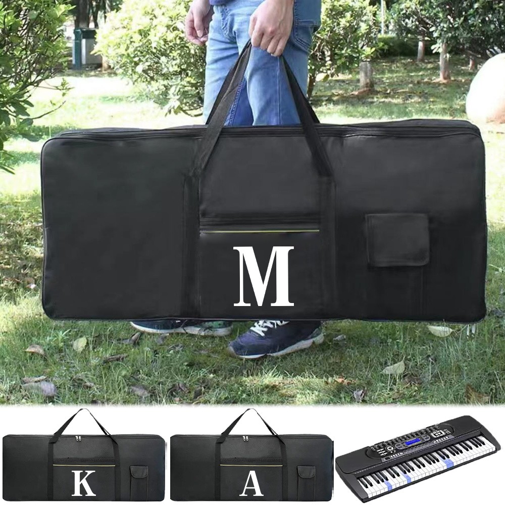 61 Key Nylon Electronic Organ Bag Waterproof Dustproof Package Bags Portable White Pattern Serie Electronic Keyboard Bag