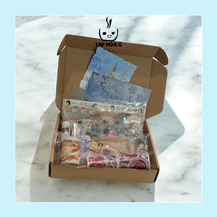 TẠP HÓA Ú - TÚI MÙ WASHI - BLINDBOX WASHI, STICKERS, TEMPLATES.....