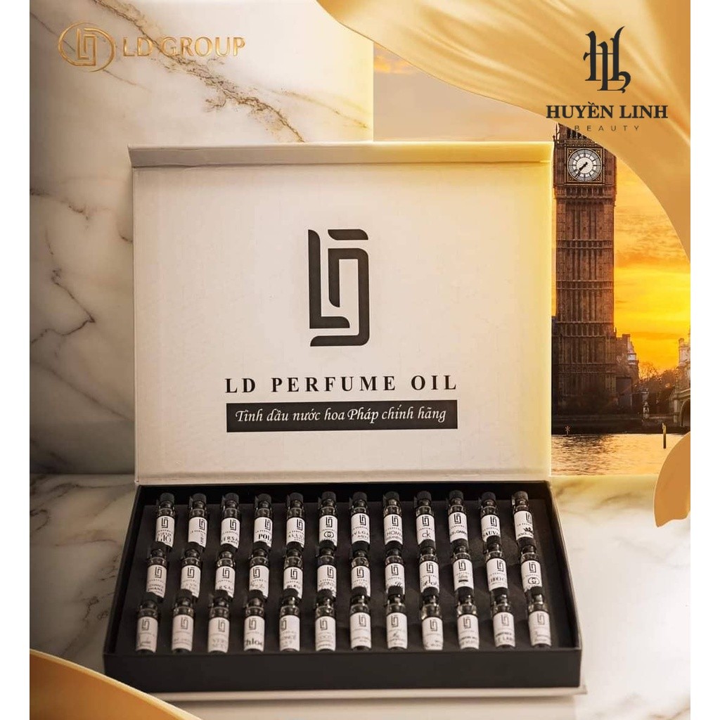 Bảng TEST 36 Mùi hương Nước hoa LD PERFUME OIL - Có bán lẻ, Lưu Hương Lâu, Mẫu thử, Nam nữ unisex
