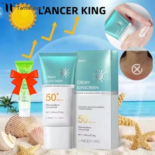 【QUÀ TẶNG MIỄN PHÍ】Kem chống nắng L'ANCER KING dưỡng ẩm không nhờn rít bảo vệ da ngăn ngừa nếp nhăn thẩm thấu nhanh làm mới kem chống nắng chính hãng Tattielove