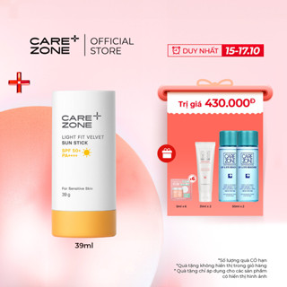SÁP CHỐNG NẮNG KIỀM DẦU MỊN DA CAREZONE LIGHT FIT VELVET SUNSTICK 39G