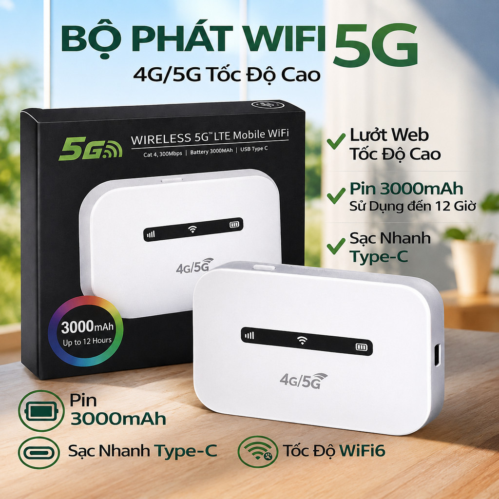 Router 4G Router 5G Router MIFI Router WiFi WiFi Di Động WiFi Cầm Tay Router Không Dây WiFi Du Lịch 