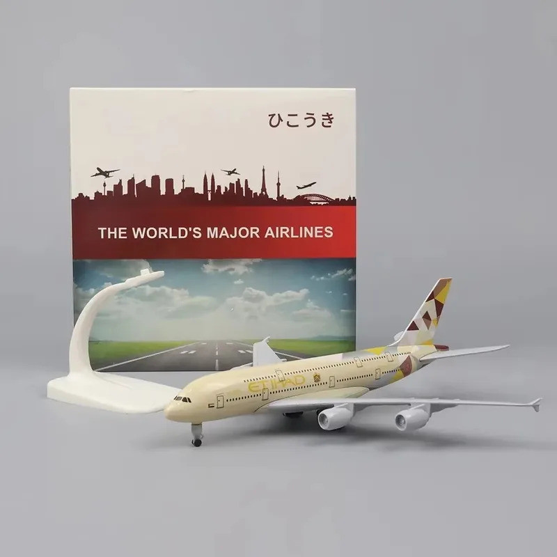 FW 20Cm 1: 400 Etihad A380 Mô Hình Máy Bay Bản Sao Chất Liệu Hợp Kim Diecast Máy Bay Thái Airways A3