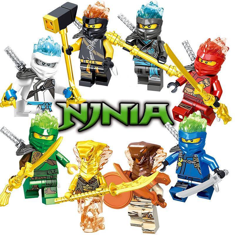 Flame Head Ninjago Minifigures Toys 11th Season Protagonist Assembled Educational Toys 1UvE
