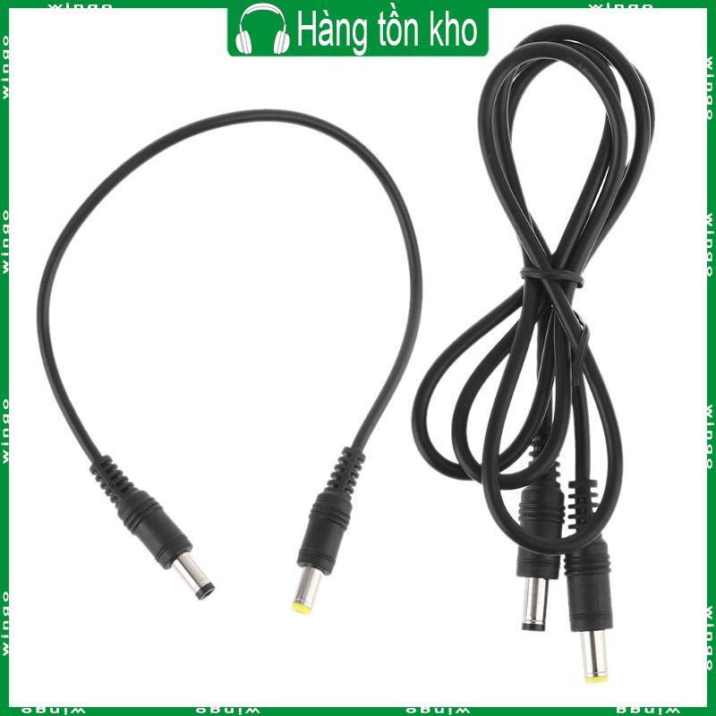 WIN Đa Năng DC Cắm Điện 5 5 x 2 1mm Nam Đến 5 5 x 2 5mm Nam Adapter Nối Dài Cáp Nguồn Điện Cho Camer