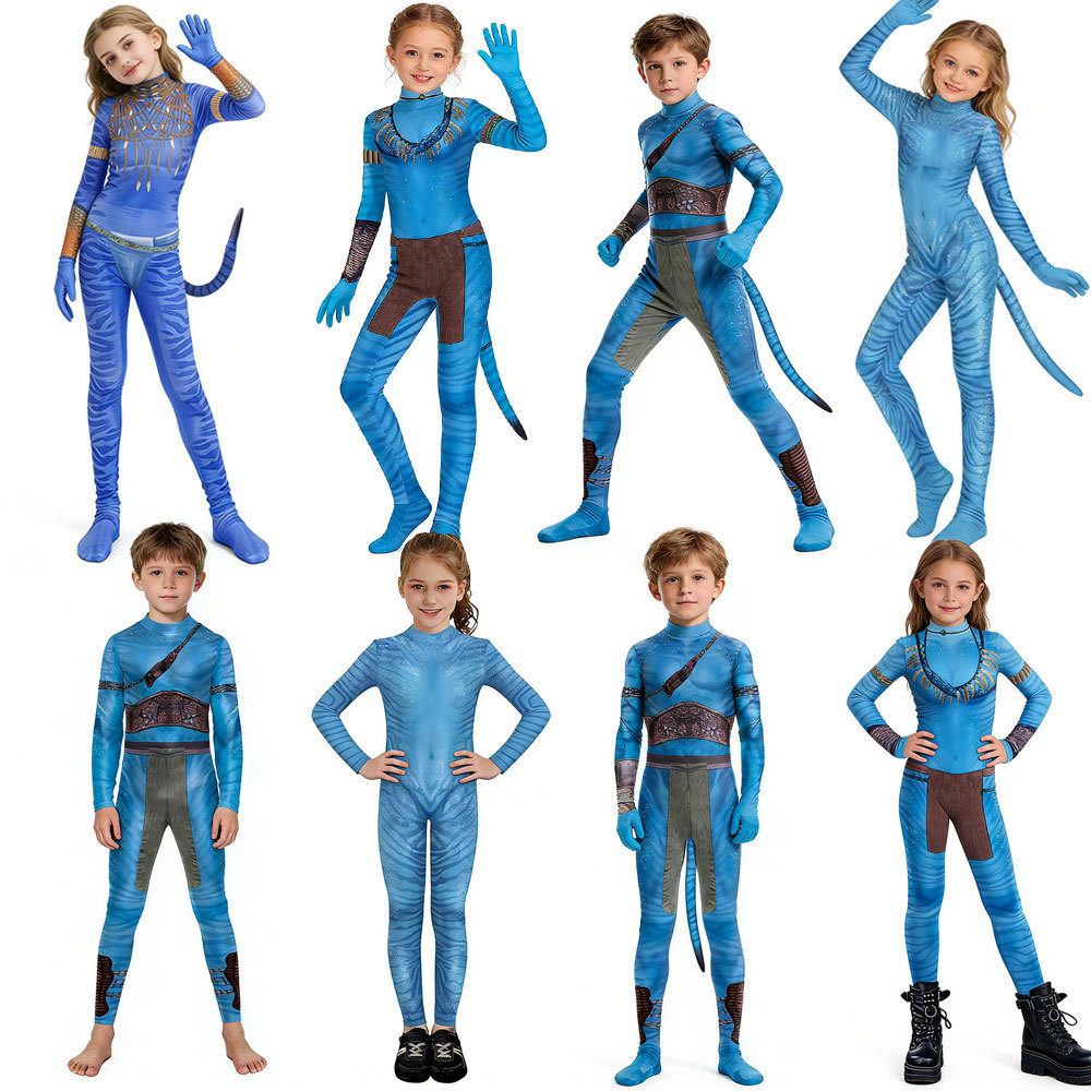 Avatar Lửa Và Tro Avatar3 Trẻ Em Người Lớn Jumpsuit Jumpsuit Đồ Bơi cosplay Trang Phục