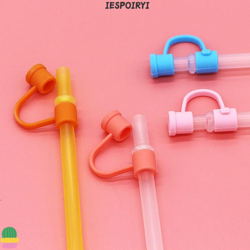 IESPOIRYI Ống Hút Topper, Niêm Phong Tốt Ống Hút Chống Bụi, Nắp Bảo Vệ Nhỏ Gọn 8 Mm Ống Hút Đầu Nắp 