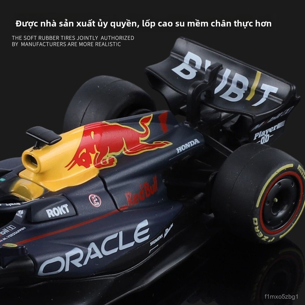 Mô hình xe đua Red Bull F1 RB19 Bburago 1/43 chính hãng xe công thức 1 bằng hợp kim tinh xảo quà tặn