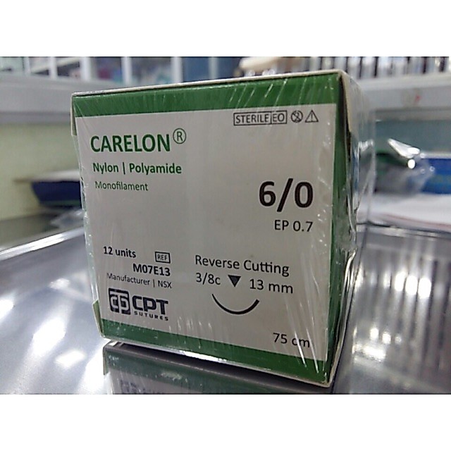 Chỉ nylon 6/0 CPT hộp 12 tép