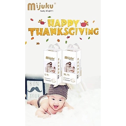 Tã/bỉm quần MIJUKU chính hãng 100 miếng đu size M-5xl siêu thấm hút
