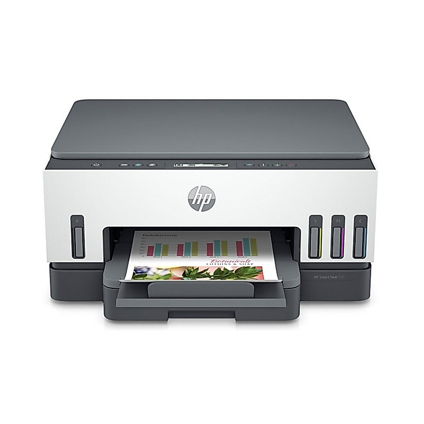 Máy in phun màu đa năng HP Smart Tank 720 All-in-One Printer (In 2 mặt, Scan, Copy, Wifi) (6UU46A)