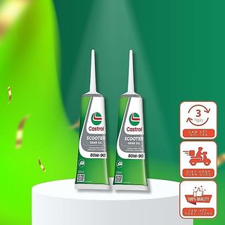 Dầu Hộp Số Xe Tay Ga Castrol SCOOTER GEAR OIL 120ml - SAE 80W-90 - API GL-5