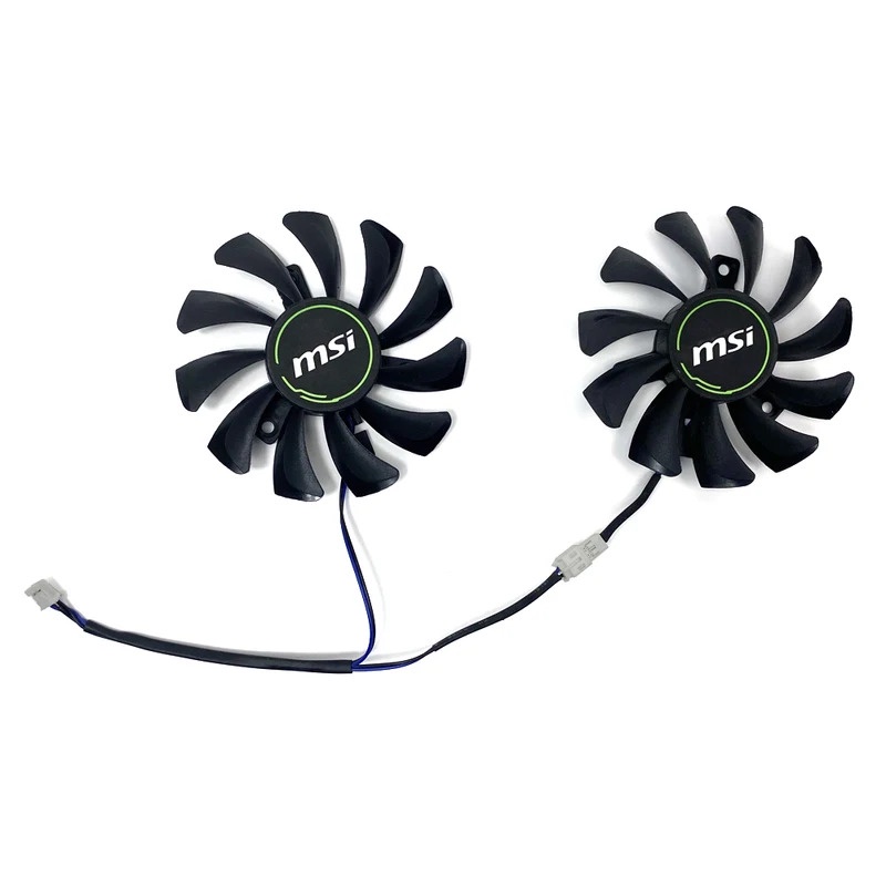Quạt làm mát GPU mới 75MM HA8010H12F-Z THAY THẾ QUẠT TẢN NHIỆT GTX1650 MSI GEFORCE GTX 1650 Quạt đồ 