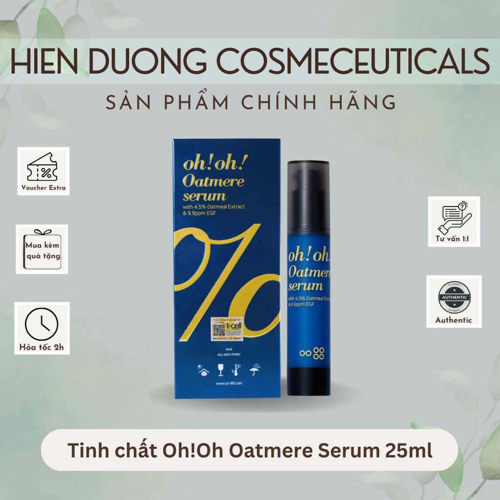 (Hàng công ty)  Serum Phục hồi và tái tạo da Oh Oh Oatmere Serum 25ml -
