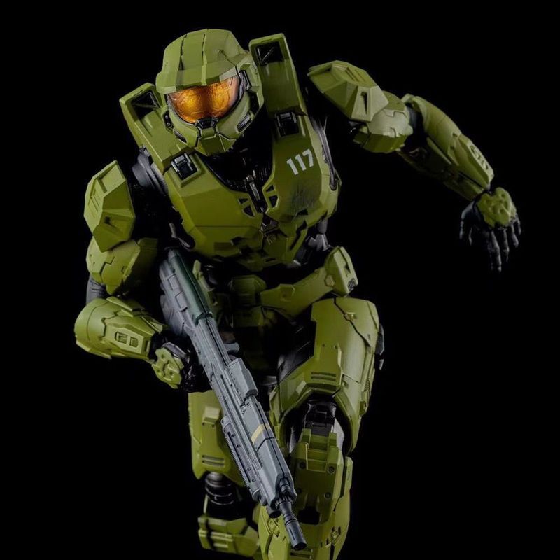 Sản xuất phiên bản KO HALO 5 Infinite HALO Game Ngoại vi Infinite Chief Hand-Made Model Doll Movable