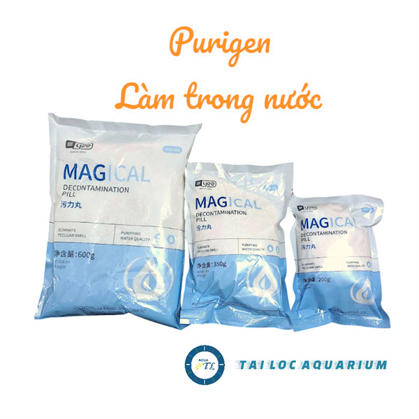 Vật liệu lọc nước: Purigen hấp thụ màu (đá, lũa, cát, vật liệu lọc , ...) hãng Yee.