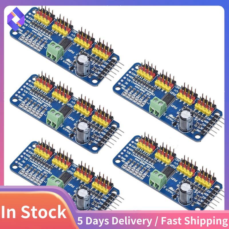 5 Chiếc PCA9685PW 16 Kênh 12-Bit PWM Servo Shield Driver Giao Diện PCA9685 Mô-đun cho