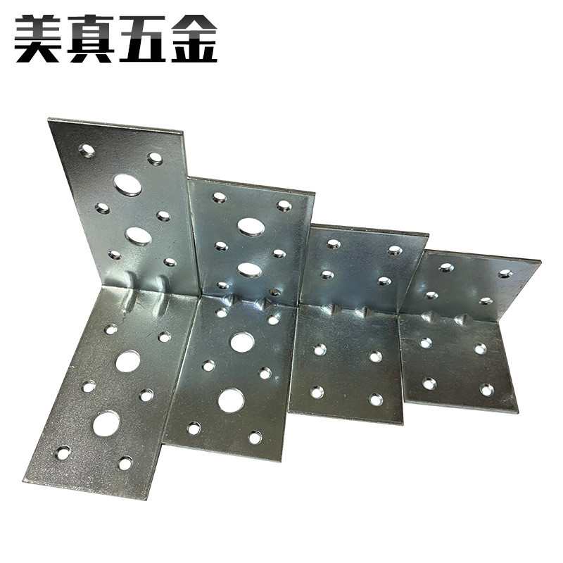Popular~Galvanized Angle Bracket90Angled iron L Reinforced and thickened angle iron for wood keel st