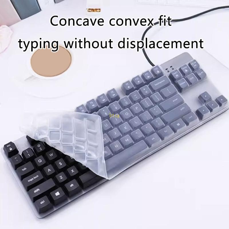 Btsg Bàn phím máy tính xách tay trong suốt chống bụi Phim bảo vệ da cho K835 K855