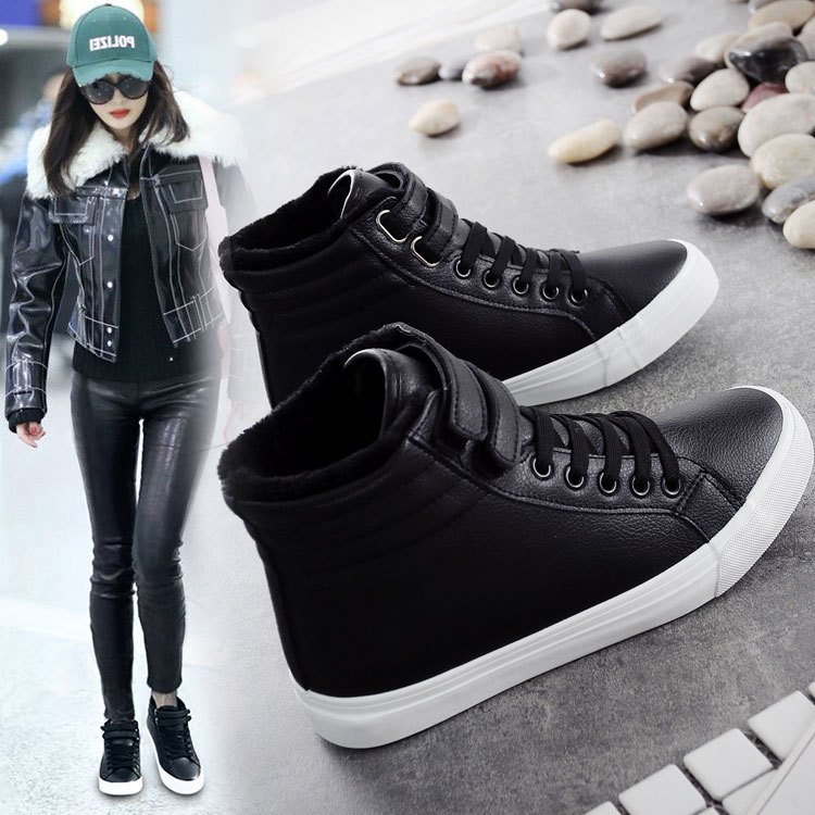 Feiyao Cotton Nữ Mùa Đông Lông Cừu Lót Ấm Áp Sinh Viên Phiên Bản Hàn Quốc Tất Cả Trận Đấu Chống Trơn