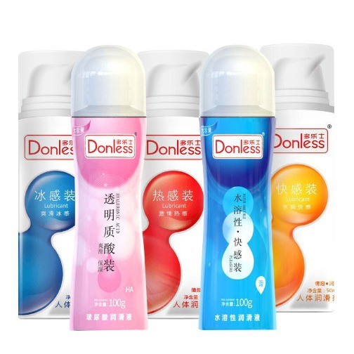 Chất bôi trơn trong suốt hòa tan nước nóng Niềm vui cảm giác đá Doles 909A Axit Hyaluronic dưỡng ẩm 