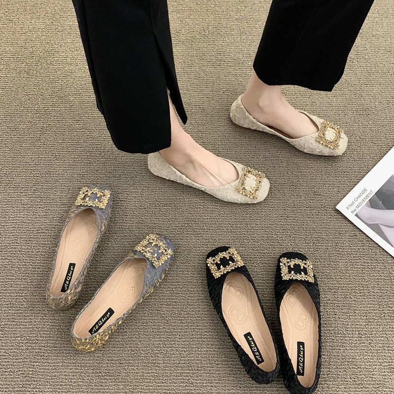 HM1 ⭐[⭐Giày bệt miệng nông đế mềm gân cho nữ