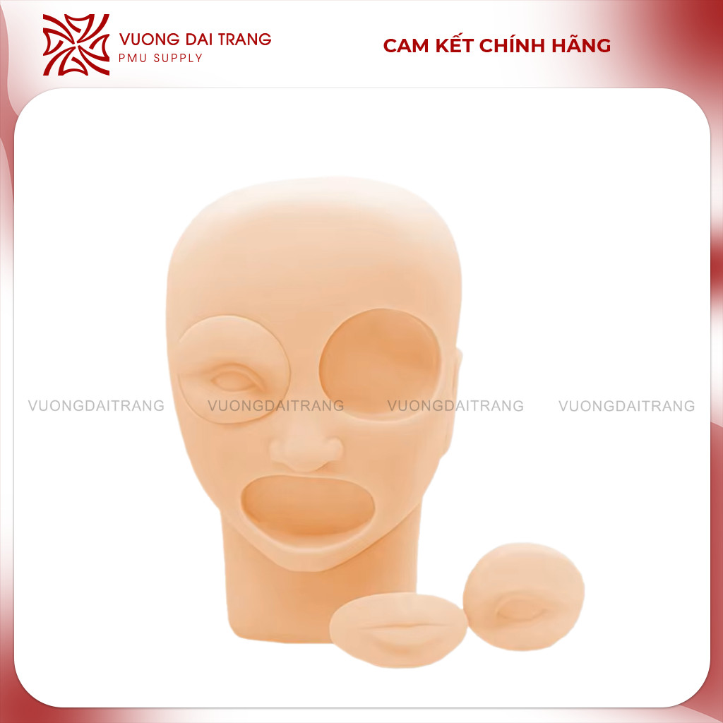 Đầu Manocanh Học Phun Xăm 2 Mày 1 Môi - Dcpx Vương Đài Trang Chính Hãng