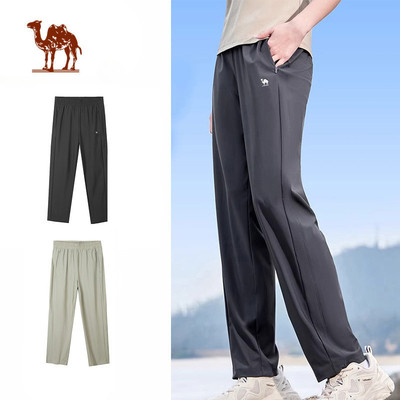 CAMEL CROWN  Ice Silk Quần Thể Thao Nam Nữ Chống Nắng Quần Nhanh Khô Thoáng Khí Chạy Bộ Quần Thường Ngày