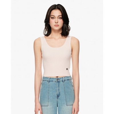 GIGI - Áo ba lỗ nữ cổ tròn phom croptop_G1305K251766-41