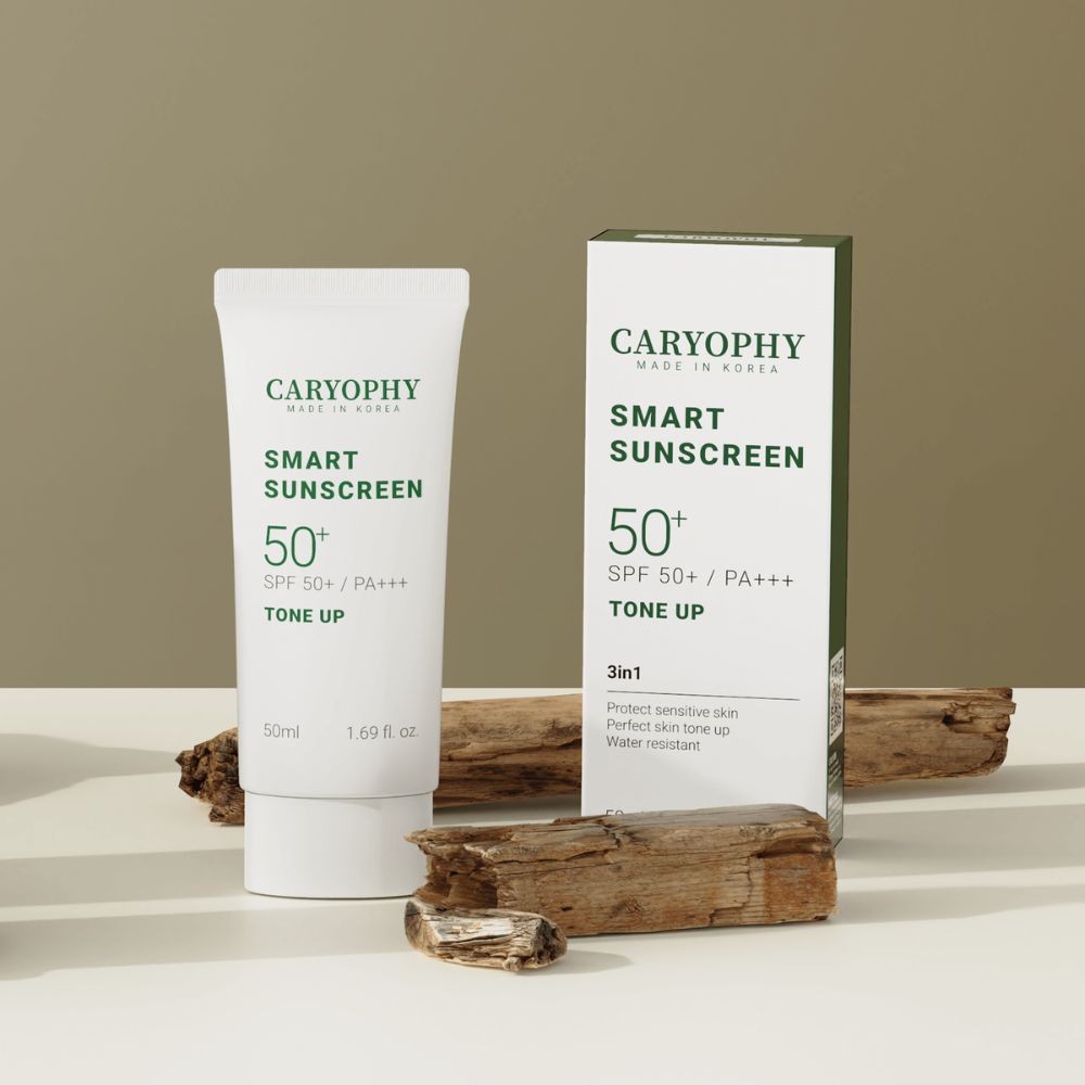 Ảnh 4 của Kem Chống Nắng Caryophy Smart Sunscreen SPF50+ PA+++ Giúp Chống Nắng, Nâng Tông, Ngừa Mụn 50ml