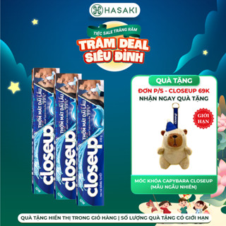 Combo 3 Kem Đánh Răng Closeup Tinh Thể Băng Tuyết  Và Bạc Hà Thơm Mát 230g Hasaki Chính Hãng