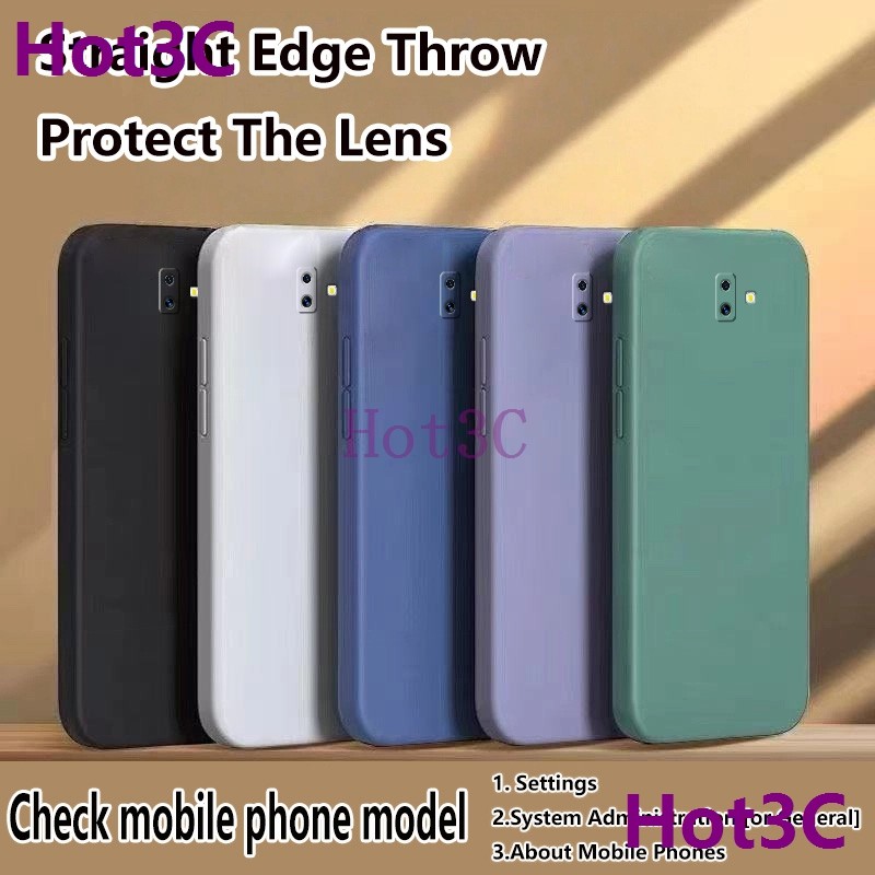 Ốp Lưng Dành Cho Samsung J6 Plus / Samsung J6 Prime / J6 + / J6 + 2018 tpu YTCS Vỏ Điện Thoại Màu Tr