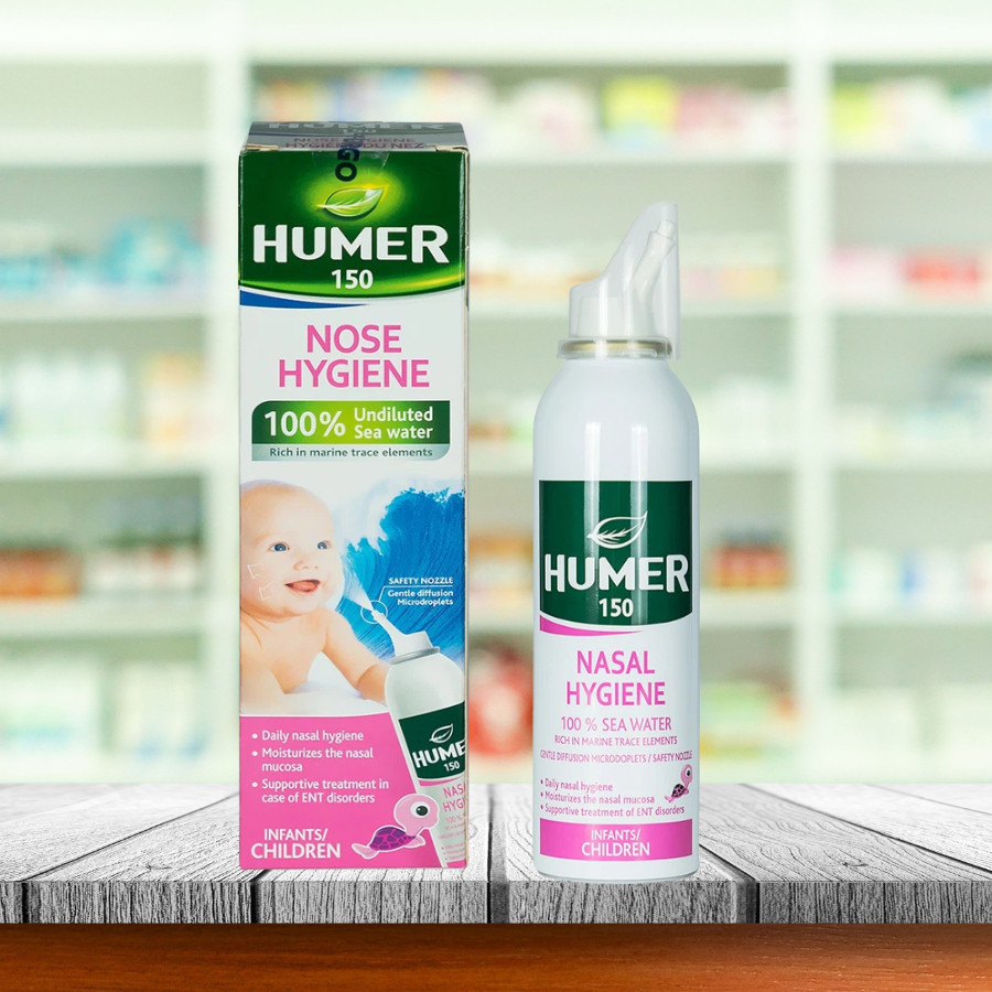 xịt mũi Humer Nasal Hygiene Urgo vệ sinh khoang mũi hàng ngày (Chai/150ml)