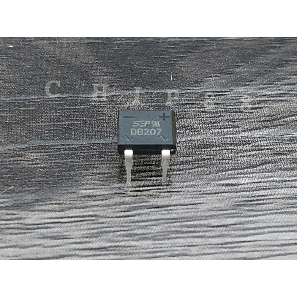 (10 con) Cầu DB207 db207s 2A 1000V diode cắm, mới ,chính hãng 100%.
