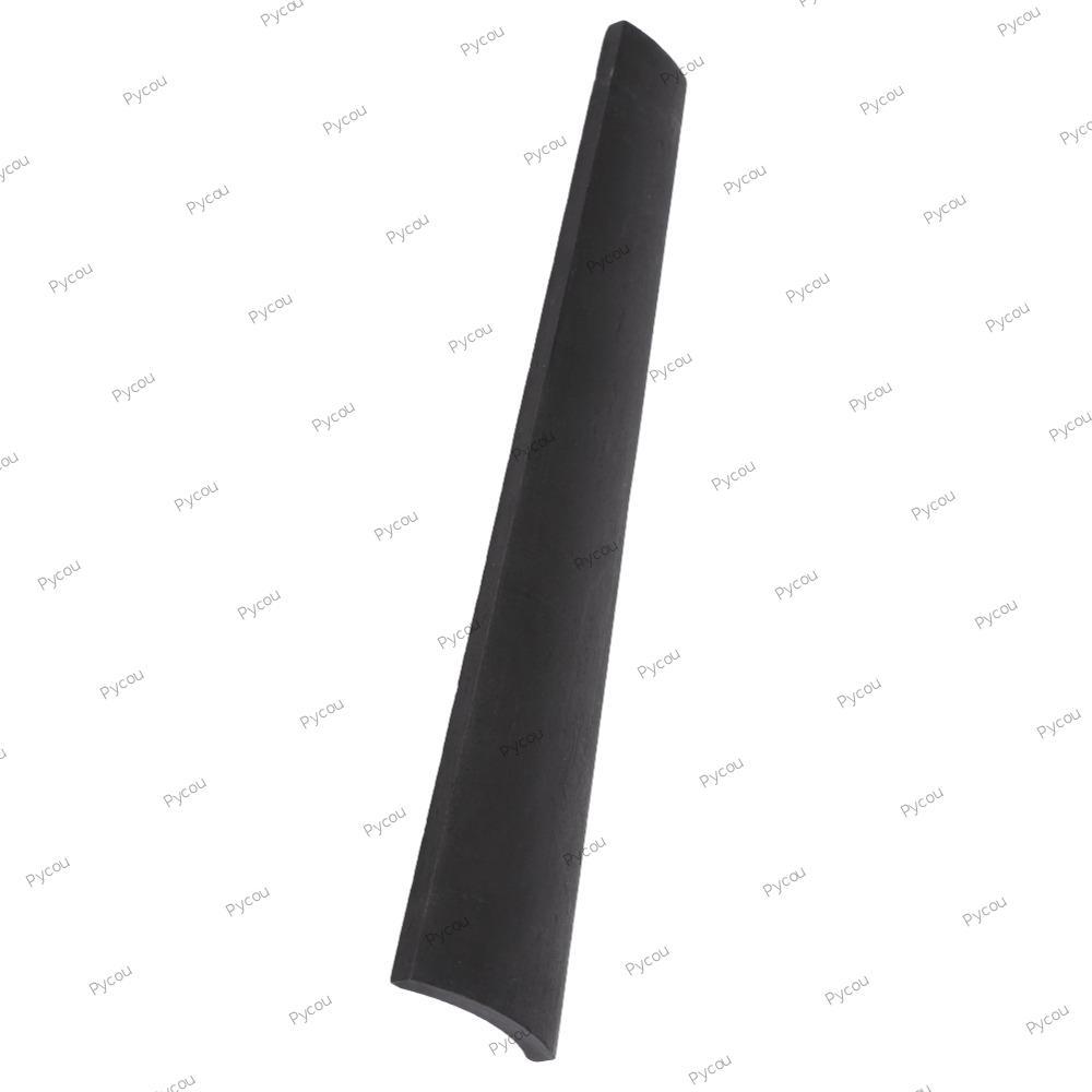 PYCOU Violin Fingerboard, Gỗ Mun 1 / 2 1 / 8 Violin Thay Thế Một Phần, Phụ Kiện Violin Violin