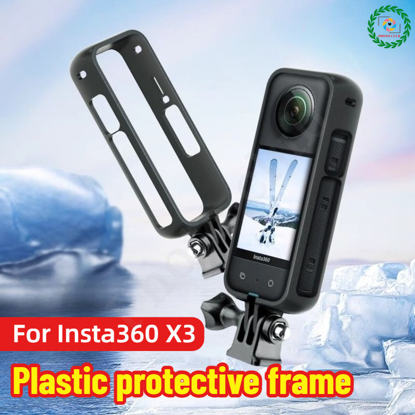 Khung Nối Dài Bằng Nhựa Cho Insta360 X3 / PC Khung Bảo Vệ Biên Giới Ốp Lưng Adapter Gắn Cho Insta360