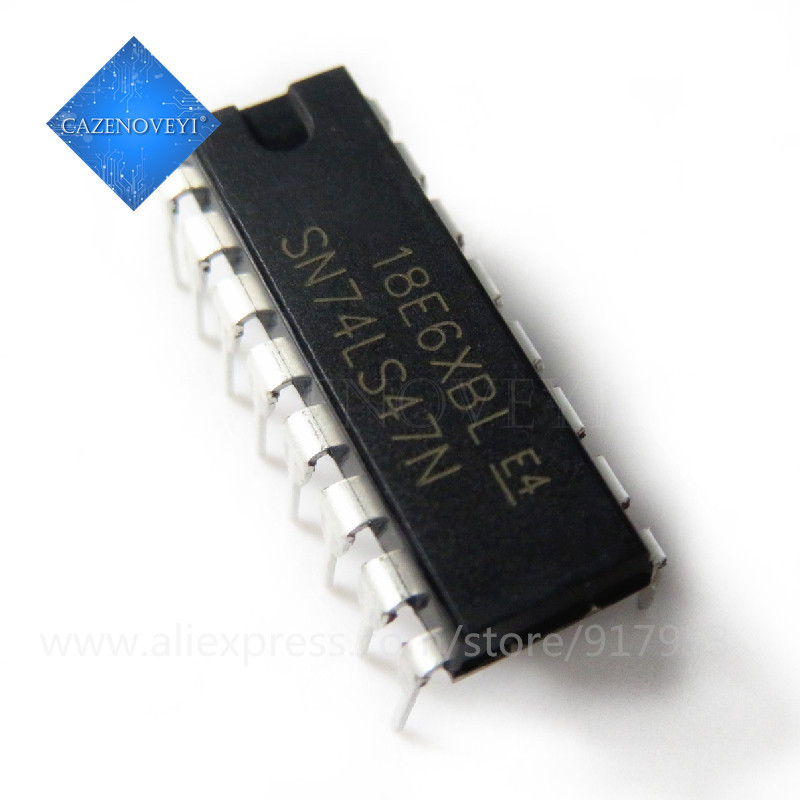10 Cái SN74LS47N SN74LS47 74LS47N 74LS47 DIP-16 chip gốc mới