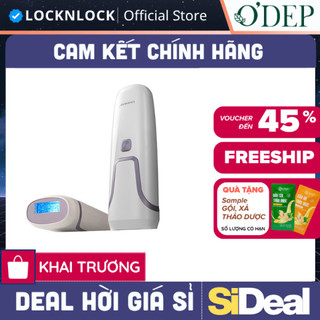 Máy triệt lông LocknLock ENC312IVY, công nghệ làm lạnh sapphire, chế độ tự động thủ công ánh sáng kép - SIDEAL SIL