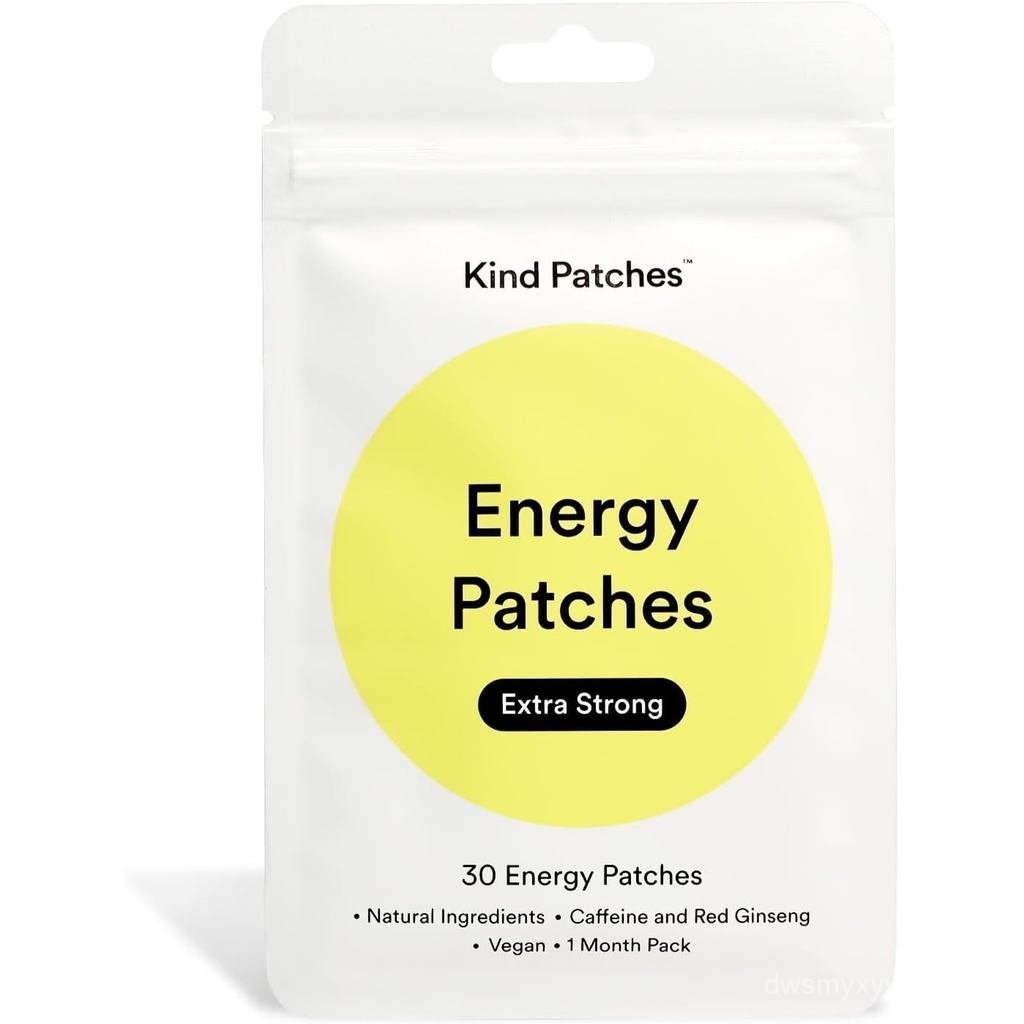 Kind Patches Energy Patches Extra Strong - Tăng cường năng lượng Caffeine - Nhân sâm đỏ giúp giảm mệ