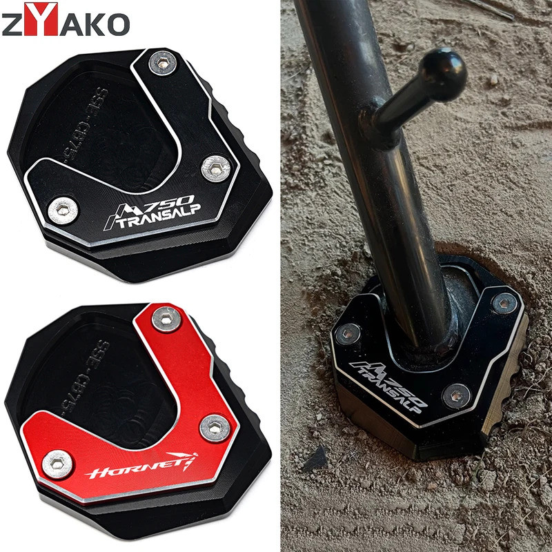 CNC Xe Máy Chân Đế Bên Đứng Nối Dài Miếng Lót Dành Cho Xe Honda TRANSALP XL750 2023 TRANSALP XL 750 
