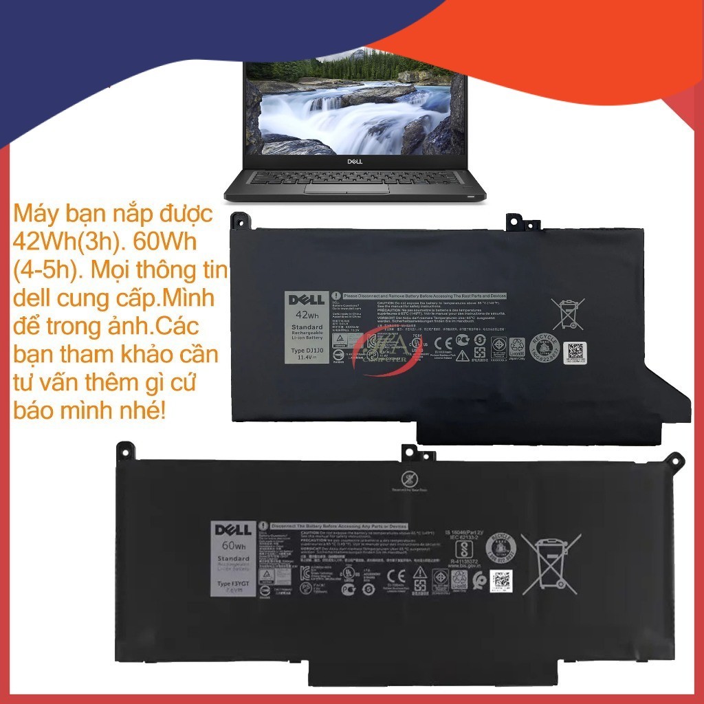 Pin Thay Thế Laptop Dell Latitude 7390