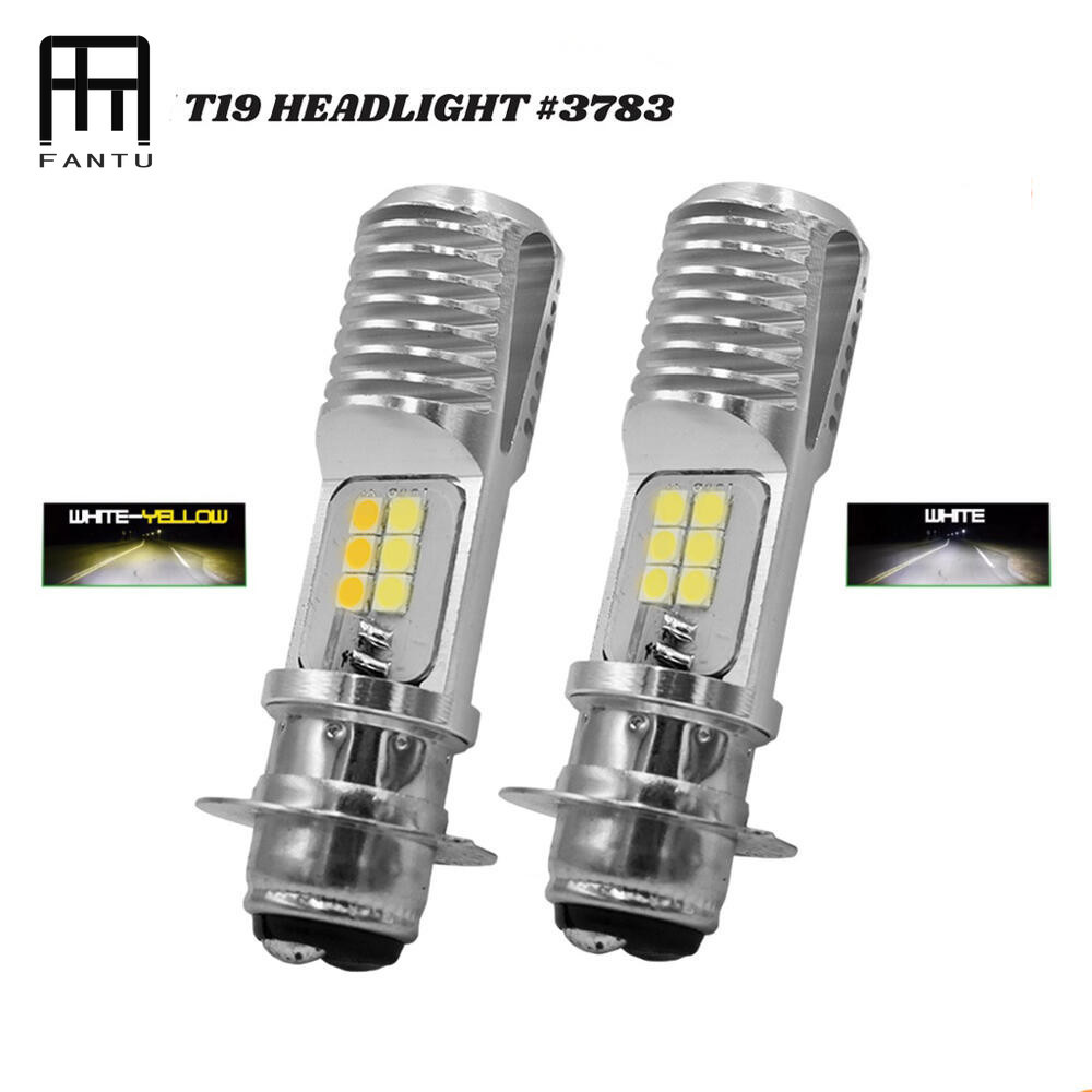 FANTUDZ T19 Moto Đèn Pha Led Xe Máy H6 P15D H6W Canbus Bóng Đèn Pha Hi Chùm Thấp 8-80V 6000K Đèn Sươ
