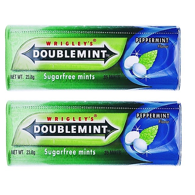 Kẹo ngậm Doublemint vị bạc hà lục 23,8g