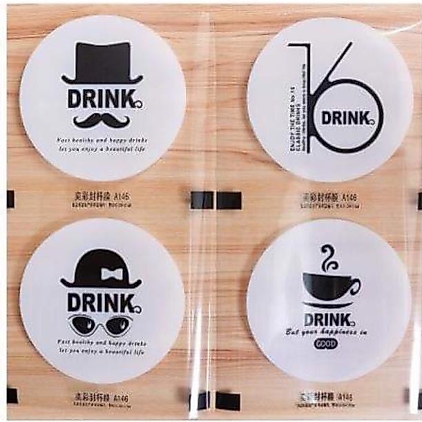 Cuộn màng dập ly, màng nắp cốc trà sữa - Drink