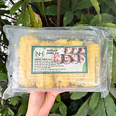 Gimbap (Kimbap) Hàn Quốc Chiên Xù Giòn Rụm - Hộp 500Gram (5 Thanh)