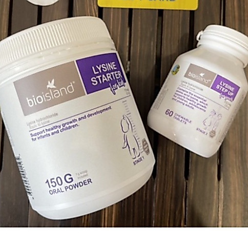 Giá Shock Lysine Bột Bio Island phát triển chiều cao cho bé từ 6 tháng tuổi (Date 2028)