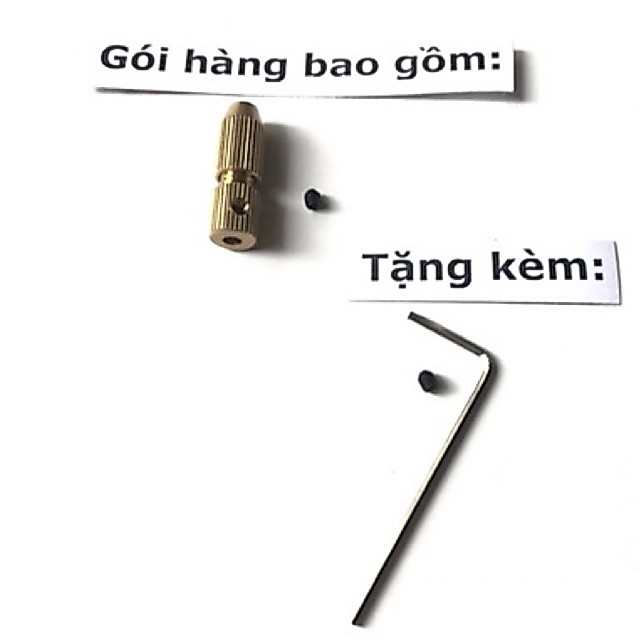 đầu kẹp 3.17mm lỗ trục 3.17mm gắn motor 540